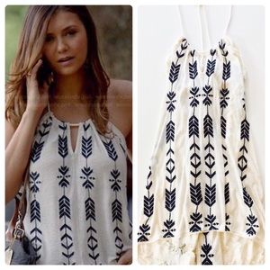 ASO Elena Gilbert Free People Peace & Arrow Tunic